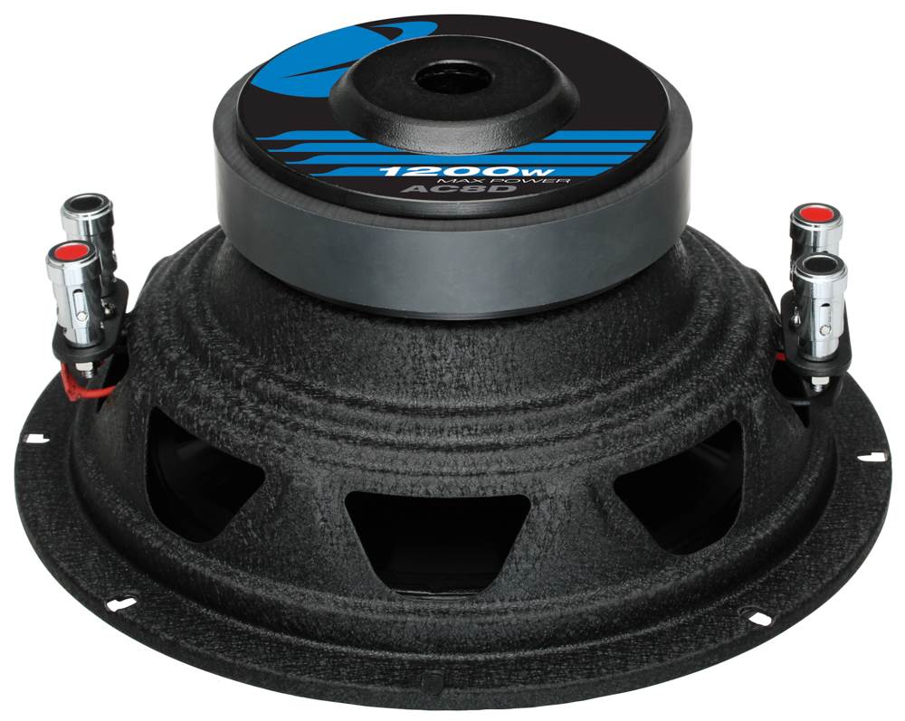 2) New Planet Audio AC8D 8" 2400W Car Subwoofers + AC2600.2 2600W 2-Ch Amplifier