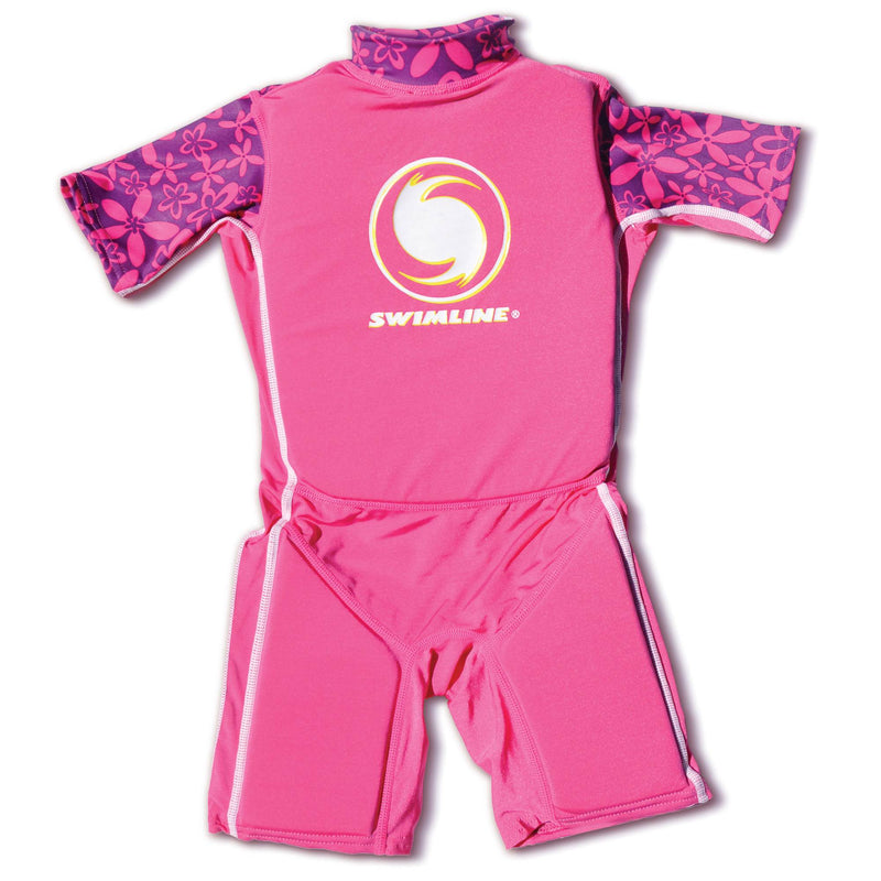 Swimline Lycra Floating Swimsuit Swim Trainer Wet Suit Life Vest Medium, Pink - VMInnovations