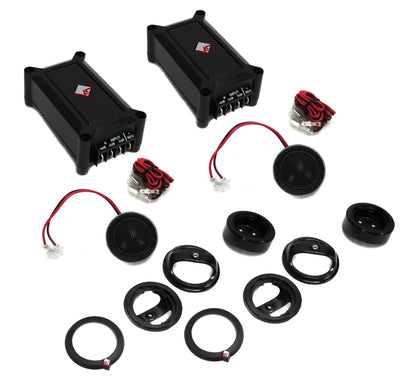 2) Rockford Fosgate P1T-S 1" 120 Watt Dome Car Audio Stereo Tweeter (Open Box)
