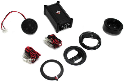 2) Rockford Fosgate P1T-S 1" 120 Watt Dome Car Audio Stereo Tweeter (Open Box)
