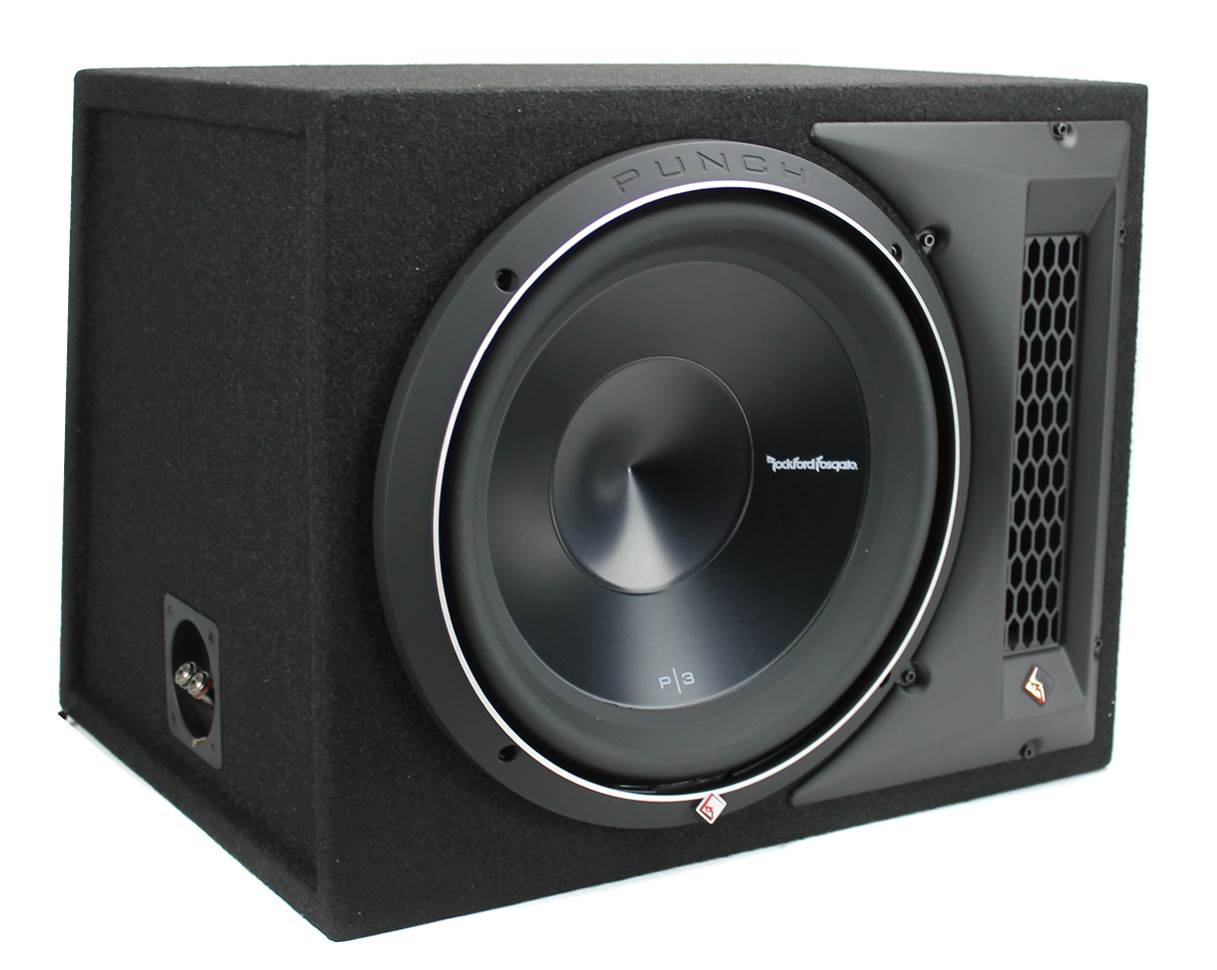 Rockford Fosgate P3-1X12 12" 1200W  Single Loaded Vented Subwoofer Sub Enclosure