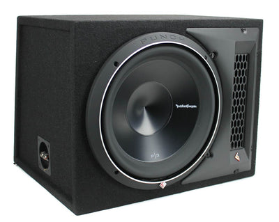 Rockford Fosgate 12" 1200 Watt Single Loaded Subwoofer Sub Enclosure (For Parts)