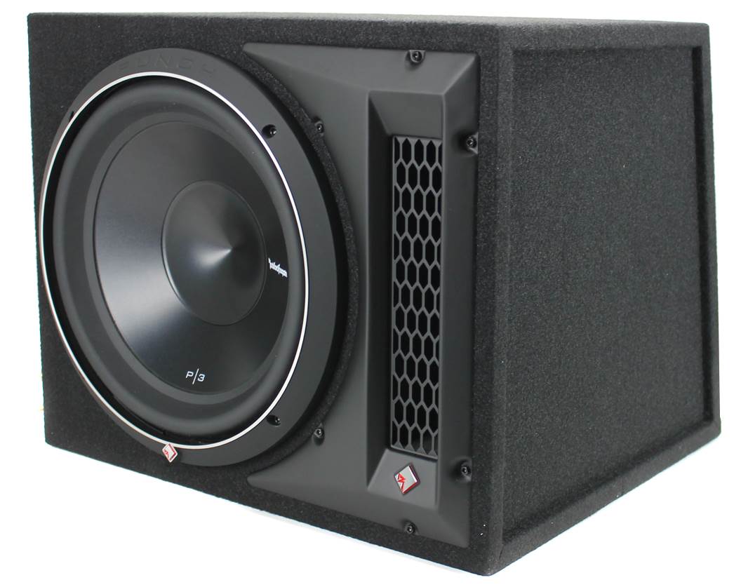 Rockford Fosgate 12" 1200 Watt Single Loaded Subwoofer Sub Enclosure (For Parts)