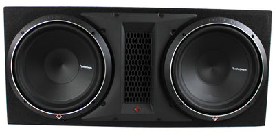 Rockford Fosgate Punch Dual 12" 1000W Loaded Subwoofer + Enclosure (For Parts)