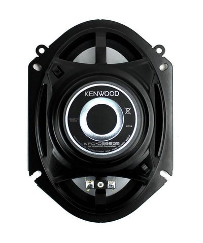 2) Kenwood KFC-C6865S 6x8" 250 Watt 2-Way Car Audio Coaxial Speakers (Open Box)