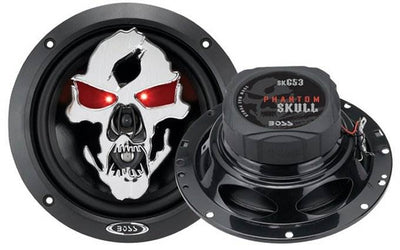 2) Boss SK653 6.5" 350W + 2) SK693 6x9" 600W 3-Way Car Coaxial Audio Speakers
