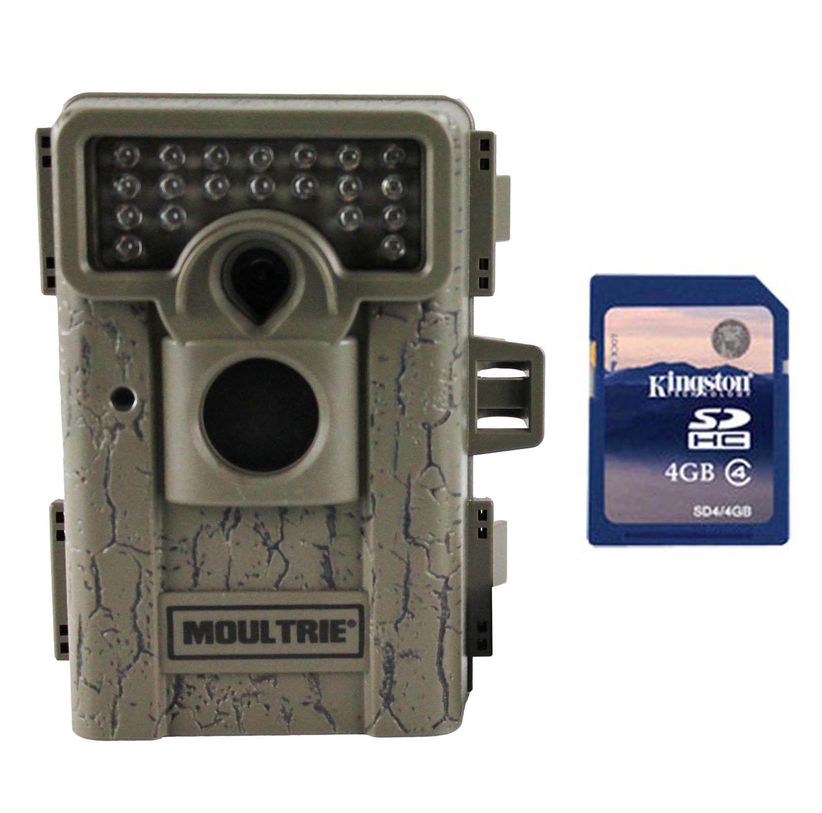 MOULTRIE M-550 Low Glow Infrared 7MP Digital Trail Game Mini Camera +8GB SD Card