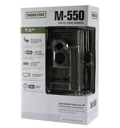 MOULTRIE M-550 Low Glow Infrared 7MP Digital Trail Game Mini Camera +8GB SD Card