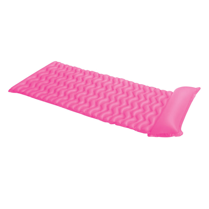 Intex Tote 'N Float Wave Mat Floating Pool Lounger with Headrest (3 Pack)