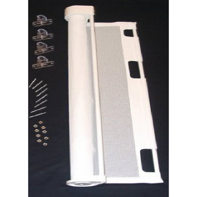 Retract-A-Gate Portable 52 Inch Extending Baby and Pet Home Safety Gate, White