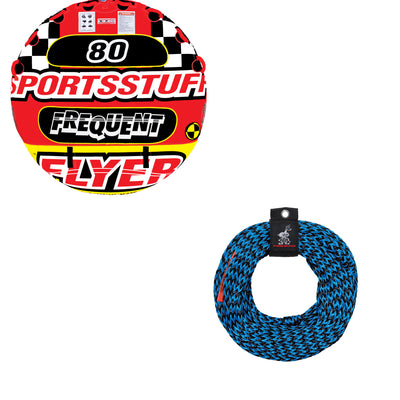 Sportsstuff Frequent Flyer Towable 3-Rider & Airhead 3-Rider 60' Towing Rope