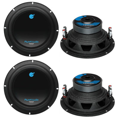 Planet Audio AC8D 8" 4800 Watt Car Subwoofers Power Sub Woofer DVC 4 Ohm - VMInnovations