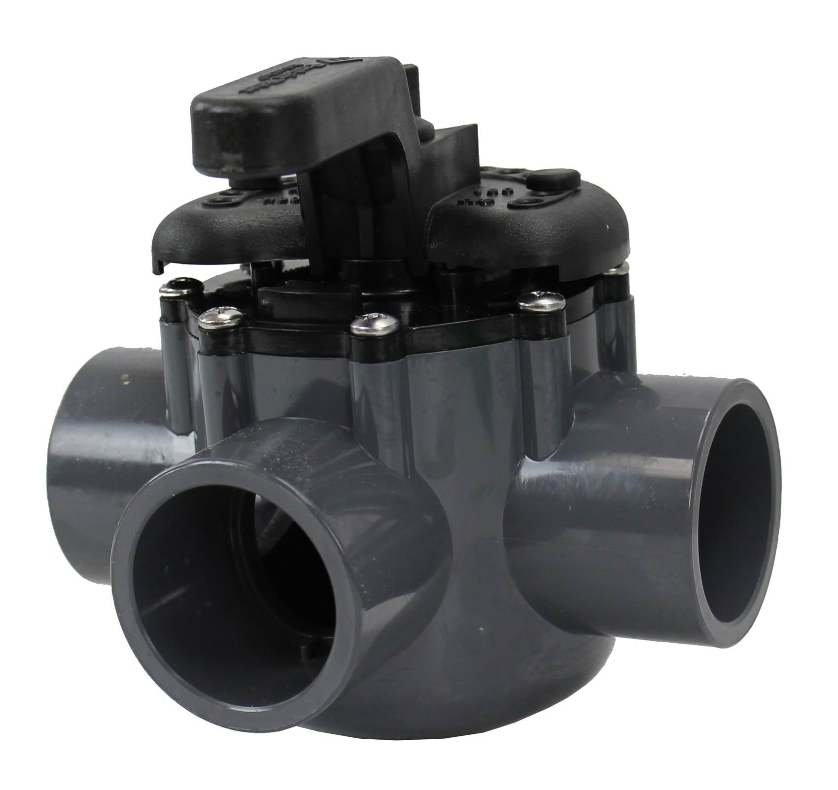Pentair 1.5" PVC 3-Way Inground Swimming Pool Spa Water Diverter Valve (Used)