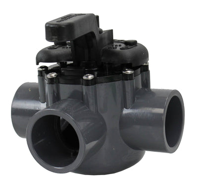 Pentair 263037 1.5" PVC 3-Way Swimming Pool Spa Water Diverter Valve (Open Box)