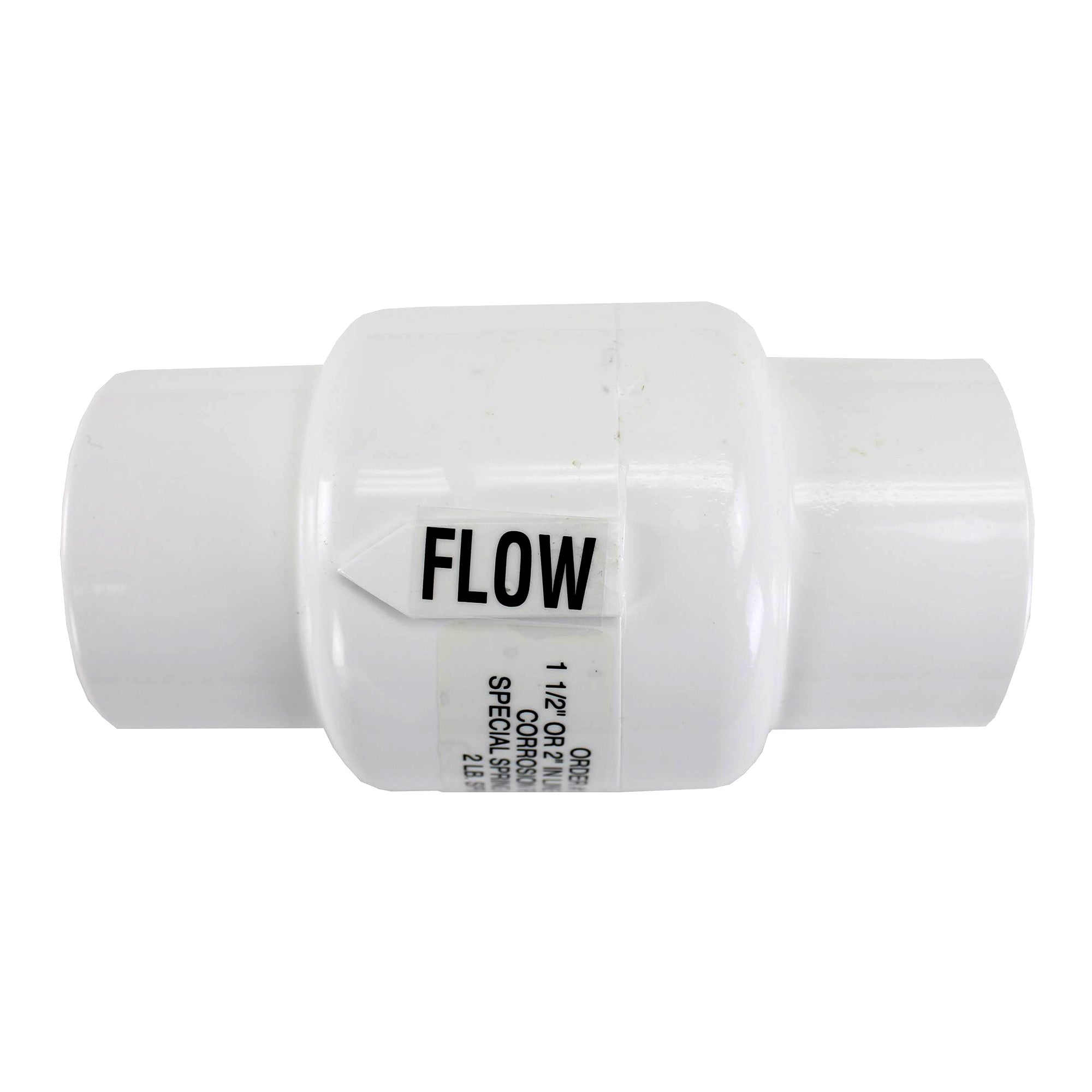 Pentair R172288 Rainbow Chlorinator 1 1/2" x 2" Slip Check Valve (Open Box)
