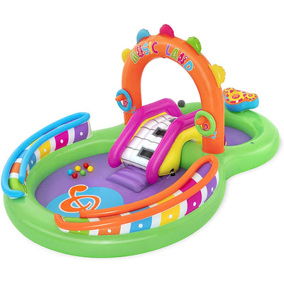 Bestway H2O GO Sing N Splash Inflatable PVC Backyard Pool Game Center (Open Box) - VMInnovations