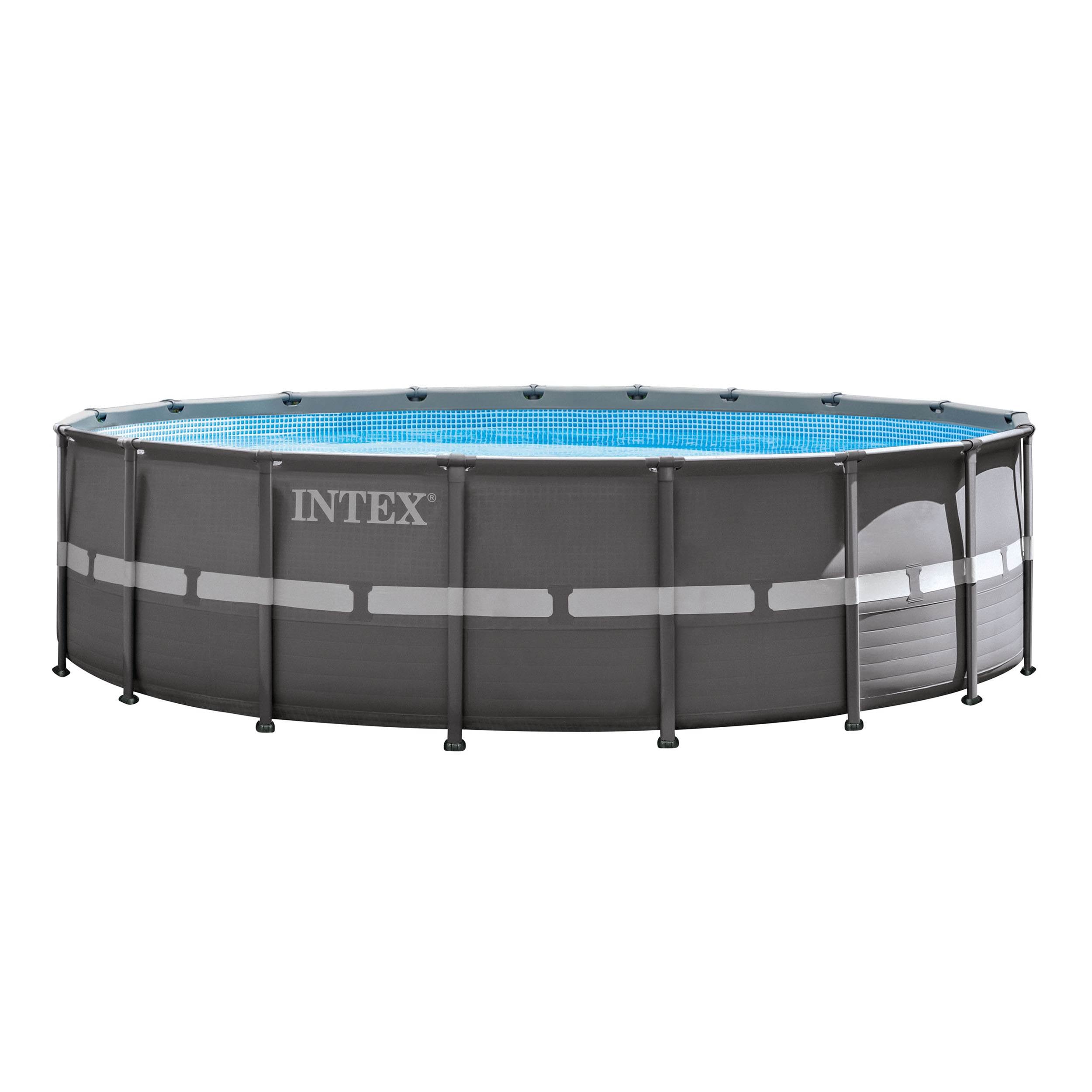 Intex 18ft x 52in Ultra Frame Pool Set w/ 2100 GPH Sand Filter Pump & V-Trap Vac