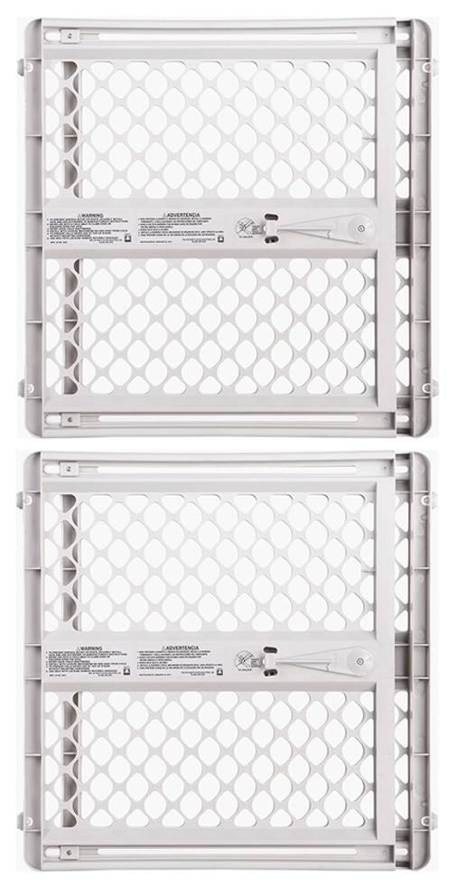 North States Supergate III Baby / Child Safety Pet Gate Classic | 8619 (2-Pack)