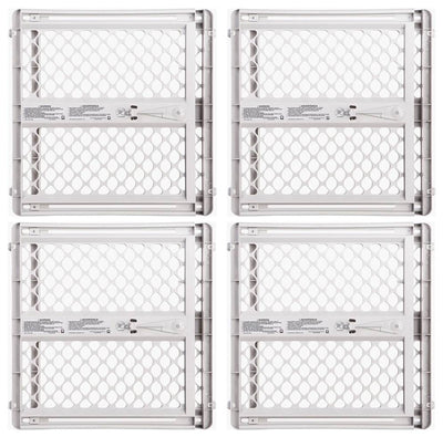 North States Supergate III Baby / Child Safety Pet Gate Classic | 8619 (4-Pack)