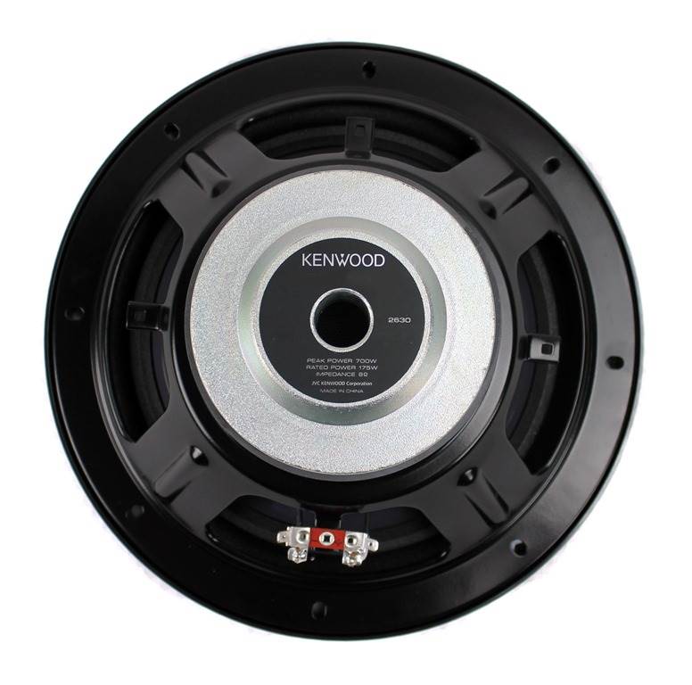 Kenwood KFC-W110S 10" 1400W Car Subwoofers + KAC-5207 400W Amp + Amp Kit