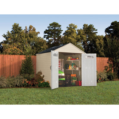 Rubbermaid Roughneck XL 7'x7' Outdoor Storage Building Shed | 5H80 (Open Box)