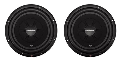 2 ROCKFORD FOSGATE 12" 1000W Subwoofers and Dodge Ram Quad Cab Sub Box