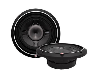 (2)ROCKFORD FOSGATE P3SD2-12 12" 1600W Subwoofers and Dodge Ram Quad Cab Sub Box