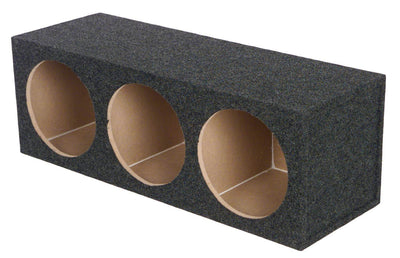 (3) BOSS P126DVC 12" 6900W DVC 4 Ohm Subwoofers + QCM12 Triple Sealed Sub Box