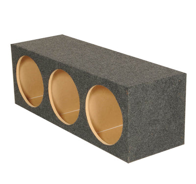 (3) BOSS P126DVC 12" 6900W DVC 4 Ohm Subwoofers + QCM12 Triple Sealed Sub Box