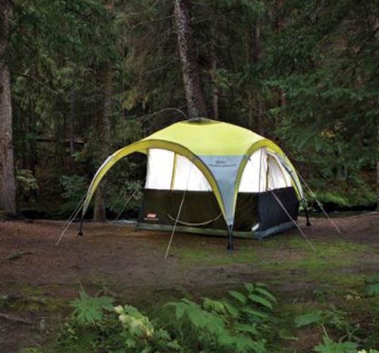 COLEMAN Two Person 2for1 All Day Camping Instant Dome Tent w/ Canopy (Open Box)