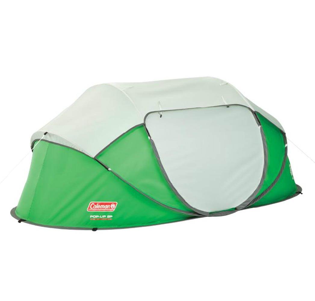 COLEMAN 2 Person Pre-Assembled Instant Pop Up Camping Tent w/Rainfly - Open Box