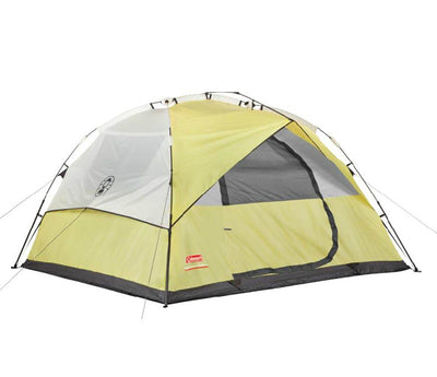 COLEMAN 6 Person Instant Dome Waterproof Camping Double Hub Tent | Open Box