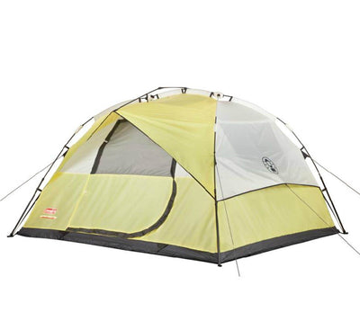 COLEMAN 6 Person Instant Dome Waterproof Camping Double Hub Tent | Open Box