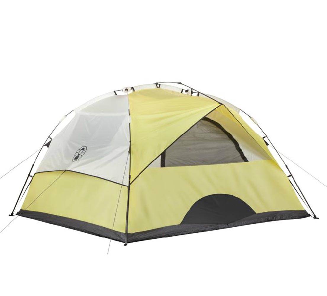 COLEMAN 6 Person Instant Dome Waterproof Camping Double Hub Tent | Open Box