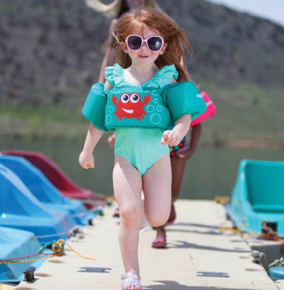 COLEMAN Stearns Kids Puddle Jumper Life Jacket Vest | Teal Frog (Open Box)