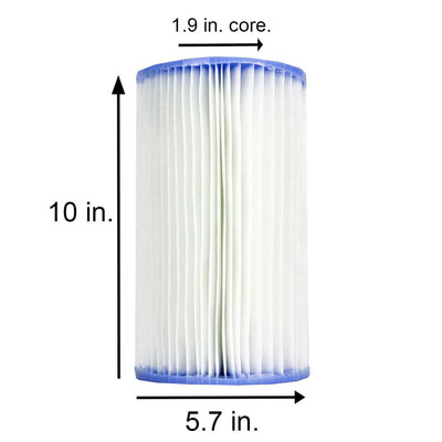 Intex Swimming Pool Easy Set Type B Replacement Filter Pump Cartridge (3 Pack) - VMInnovations