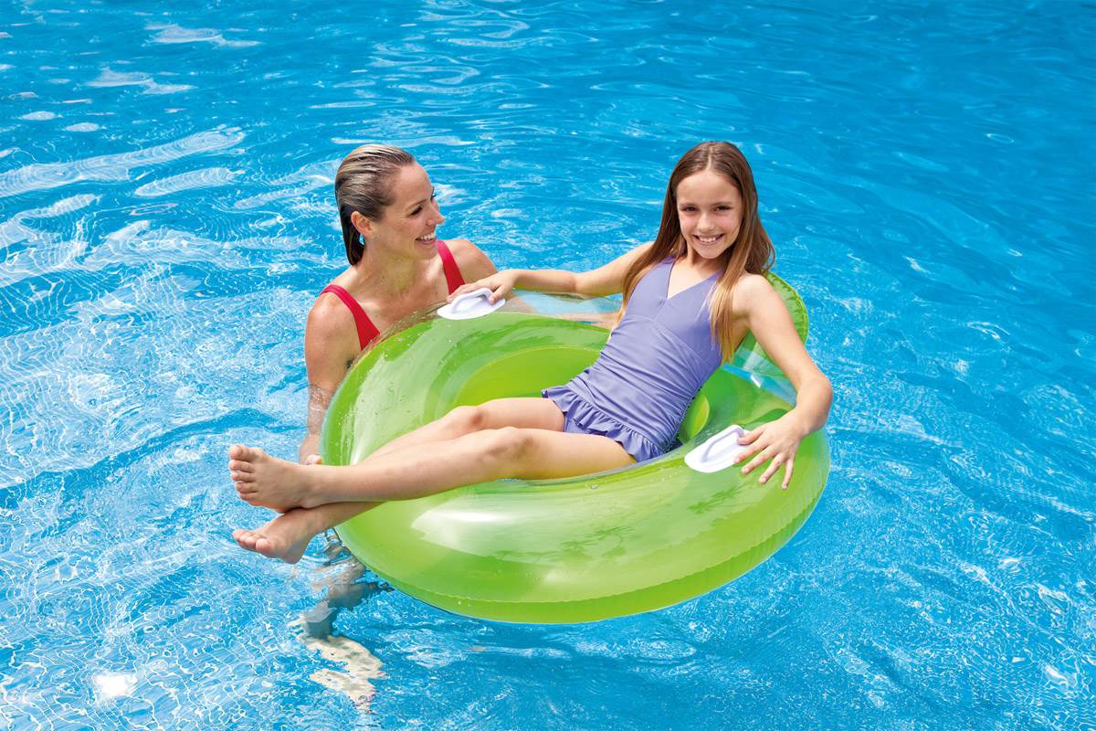 Intex Inflatable Candy Color Floating Pool Tube Raft Lounges (6-pack) | 56512EP