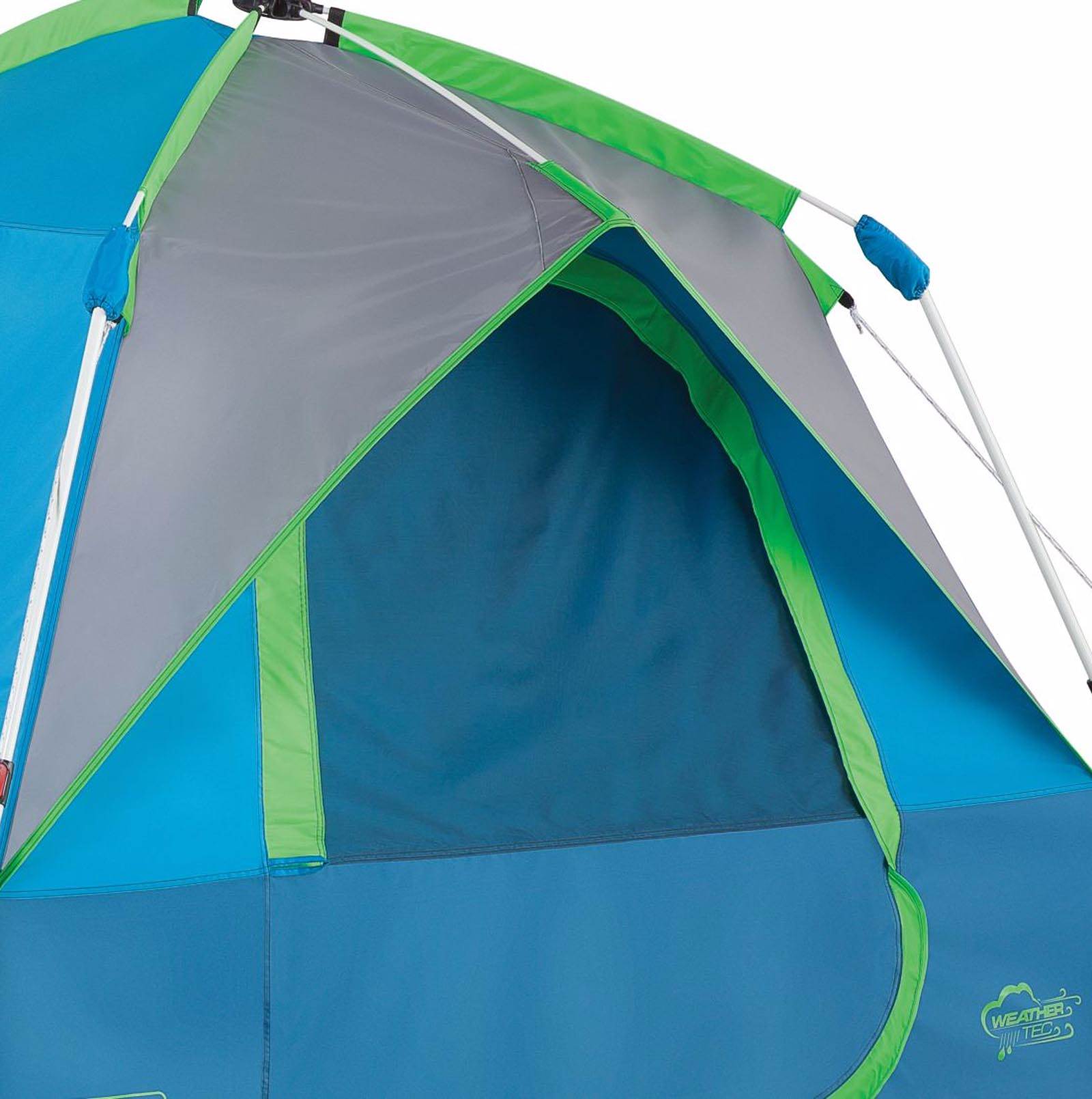 4 Person 8'x7' Family Camping Instant Cabin Tent WeatherTec & Rainfly (Open Box)