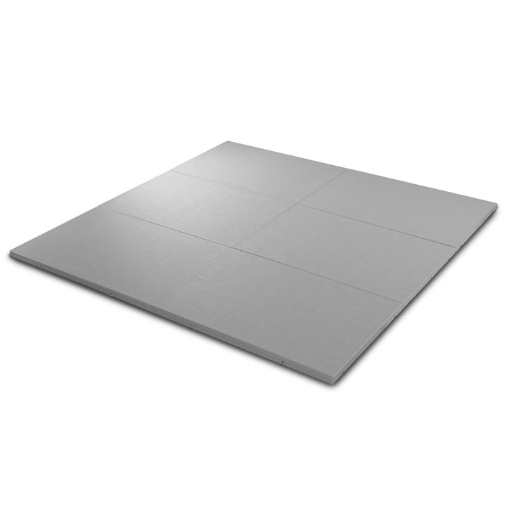 Confer Plastics Handi Spa Pad 32" x 48" Connectable Hot Tub Mat, Gray (6 Pack)