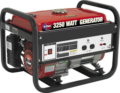 All Power APG3012 6.5Hp 3250W Gas Powered Camping Portable Generator - Open Box