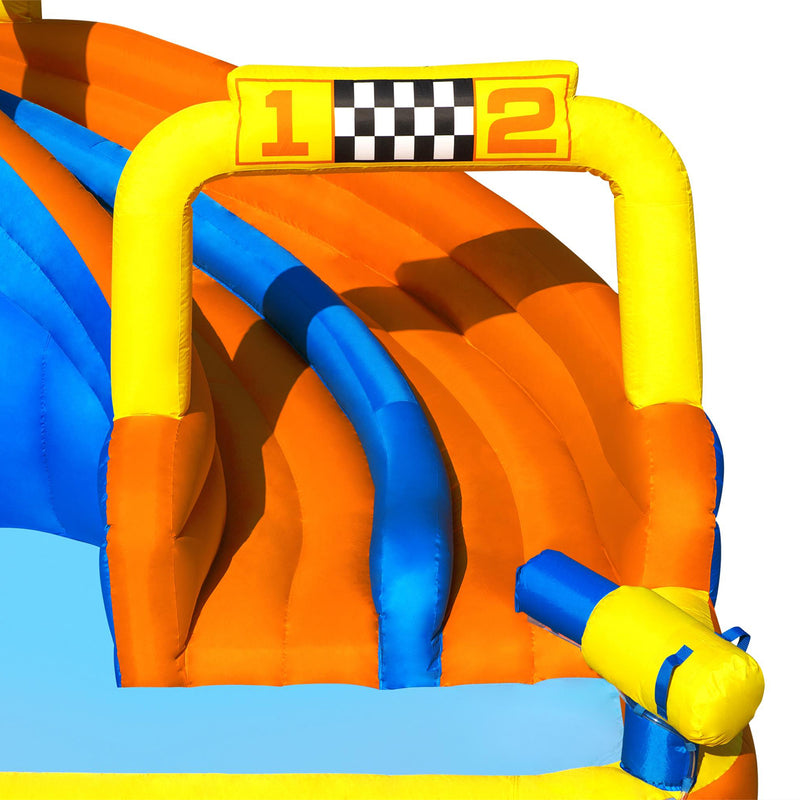 Bestway H2OGO! 18 x 16.5 x 8.7 Ft Speedway Kids Inflatable Water Park (Open Box)