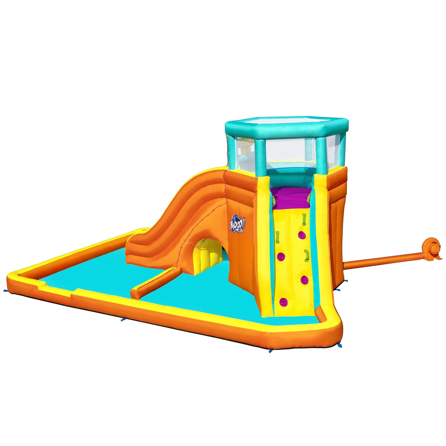 Bestway H2OGO! Tidal Tower Slide Yard Mega Water Park w/ Air Blower (Open Box) - VMInnovations