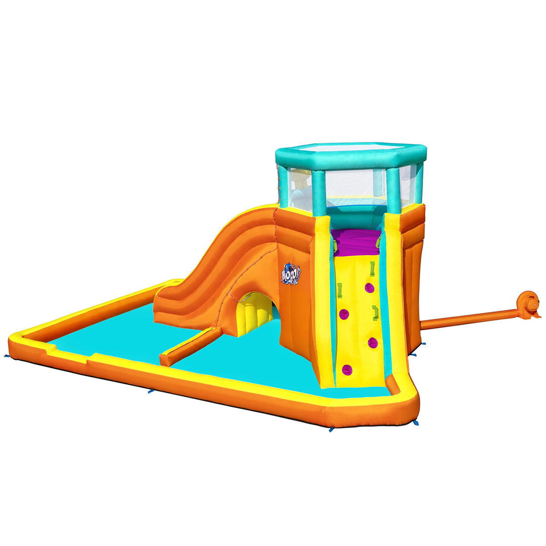 Bestway H2OGO! Tidal Tower Slide Yard Inflatable Mega Water Park with Air Blower