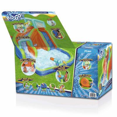 Bestway H2OGO! Turbo Splash Zone Water Park with Slide & Soak Bucket (Open Box)