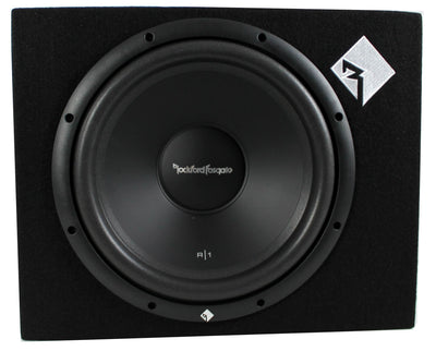 Rockford Fosgate R1-1X12 12" 400 Watt Loaded Car Subwoofer  (Open Box)