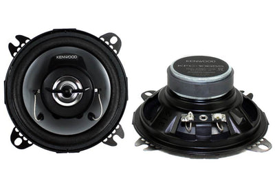 2) Kenwood KFC-1065S 4" 210 Watt 2-Way Car Audio Coaxial Car Speakers (Open Box)