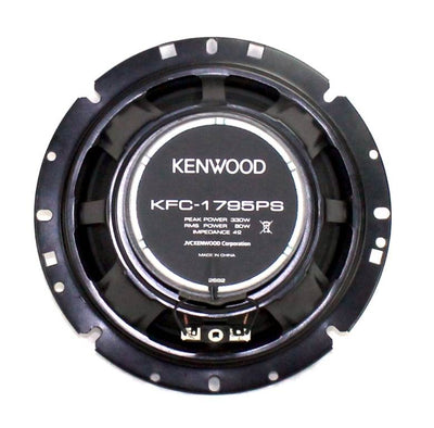 Kenwood 6.75" 330 Watt 3-Way Car Audio Coaxial Speakers Stereo, Pair (Used)