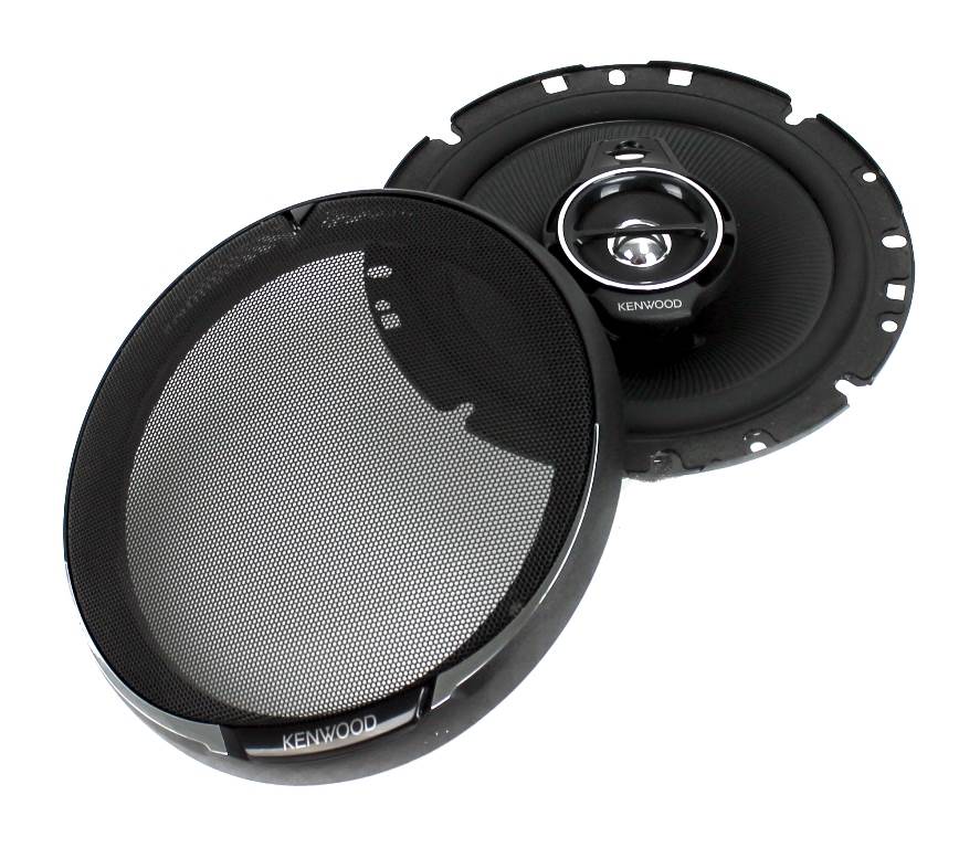 Kenwood 6.75" 330 Watt 3-Way Car Audio Coaxial Speakers Stereo, Pair (Used)