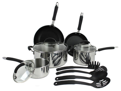 Farberware 14177 12-Piece Kitchen Nonstick Cookware Set Pots/Pan (Open Box)