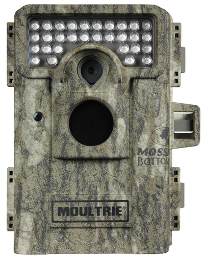 (2) MOULTRIE Game Spy M-880 Low Glow Trail Cameras + Security Boxes + SD Cards